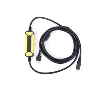 AMAKO Programming Cable USB SC09 FX for FX1S FX1N FX2N FX3U PLC Durable PVC Shell 2.5 Meters Long Data Transfer Cable with LED Indicator and Magnetic Ring