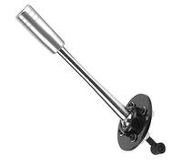 AMAKO Short Shifter,with Knob,Fit for E30 E36 E46 E34 E39 E6x Z3 1985 to 2010,Easy to Use and Quick to Install (A (Silver))