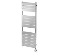 Amaldi Straight Digital Thermostatic Electric Heated Towel Rail | Chrome | Mild Steel | 1200mm x 500mm