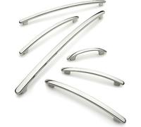 Amalfi Bow Handle for Kitchen/Bedroom/Cabinet/Door/Cupboard/Drawer Handle - Polished Chrome (Length 320mm/Hole centres 288mm/DimA 33mm)