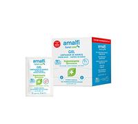 Amalfi Care Box 100 Disposable Antibacterial Sanitising Gel for Hands with 78% Alcohol 2 ml Without Rinsing