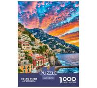 Amalfi Coast 1000 Pieces Premium Jigsaw Building Age 12+ Cool Collage Effect, Fun Details, Educational, Challenging 70x50cm/1000pcs