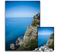 Amalfi Coast Italy 1000 Piece Jigsaw Puzzles for Adults Wooden Jigsaw Puzzles Home Activity for Holidays Birthdays And Family Game Nights 1000 PCS(75x50cm)