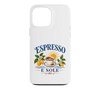 Amalfi Coast Italy Espresso E Sole Italian Summer Case for iPhone 13 Pro Max