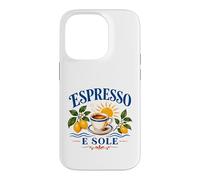 Amalfi Coast Italy Espresso E Sole Italian Summer Case for iPhone 14 Pro