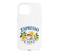 Amalfi Coast Italy Espresso E Sole Italian Summer Case for iPhone 15