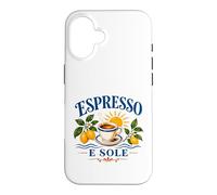 Amalfi Coast Italy Espresso E Sole Italian Summer Case for iPhone 16