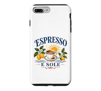 Amalfi Coast Italy Espresso E Sole Italian Summer Case for iPhone 7 Plus/8 Plus
