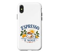 Amalfi Coast Italy Espresso E Sole Italian Summer Case for iPhone X/XS