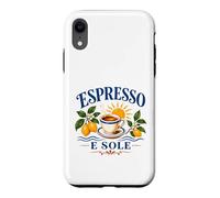 Amalfi Coast Italy Espresso E Sole Italian Summer Case for iPhone XR