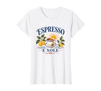 Amalfi Coast Italy Espresso E Sole Italian Summer T-Shirt