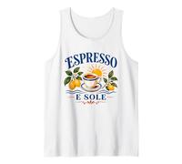 Amalfi Coast Italy Espresso E Sole Italian Summer Tank Top