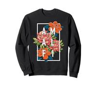 Amalfi Coast Italy Flowers Roses Floral Italian Souvenir Sweatshirt
