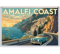 Amalfi Coast - Italy - Jumbo Artistic Fridge Magnet 96 x 67mm BBSFHM3140
