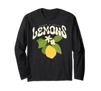 Amalfi Coast Italy Sorrento Capri Fresh Lemons Long Sleeve T-Shirt