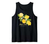 Amalfi Coast Italy Sorrento Capri Fresh Lemons Tank Top