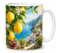 Amalfi Coast Lemons Scenic Citrus Coffee Gift Mug