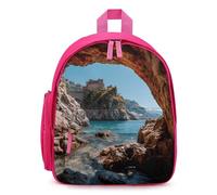 Amalfi Coast of Italy Simple Backpacks Casual Daypacks Lightweight Rucksack for Camping Hiking Travel