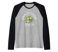 Amalfi Coast Positano Italy Positano Capri Vacation Travel Raglan Baseball Tee