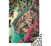 Amalfi Coast Rätsel Für Erwachsene |Lemon Groves| 38x26cm/1000pcs Puzzles Lernspiele Home Decor Puzzles