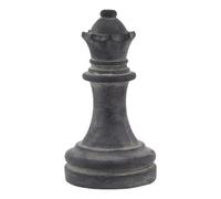 Amalfi Grey Queen Chess Piece - Elegant Modern Collectors Decor