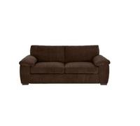Amalfi Jumbo Cord 3 Seater Sofa Furniture 786 Chocolate One Size