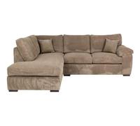 Amalfi Left Hand Corner Sofa Fullback Coffee