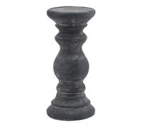 Amalfi Small Grey Column Candle Holder - Modern Minimalist Decor