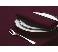 Amalfi Tablelinen - Large Rectangular Tablecoth (Maroon, 178cm x 275cm)