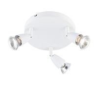 Amalfi Triple 50W spot Light Gloss White Paint - 43283