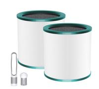 Amalfy 2 Pack of 360° Glass HEPA Filter Replacement Compatible with Dyson Pure Cool Link TP01/TP02 Purifying Tower Fan, Dyson Pure Cool Me BP01 Personal Purifying Fan