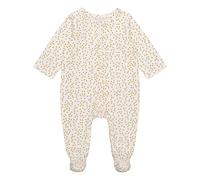 Amalia Jersey Mini Heart Footed Pyjamas Mustard 12 months