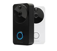 AMALOCK DB101 Wireless Wi-Fi Video Doorbell c/w Door Chime - Black