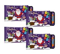 Amamitrade Thank you Sticker Made For 4X Cadbury Kids Dairy Milk Selection Pack 78g - Christmas Chocolate For Kids Bulk - Xmas Stocking Fillers