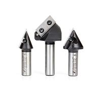 Amana Tool - 3Pc CNC 3D Signmaking 1/2" Shk (AMS-157), Industrial Grade