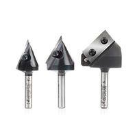 Amana Tool - 3Pc CNC 3D Signmaking 1/4" Shk (AMS-153), Industrial Grade