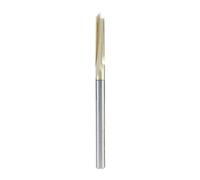 Amana Tool 45608 Solid Carbide V Groove 90 Deg x 1/8 D x 5/8 CH x 1/8 Inch SHK ZrN Coated Router Bit