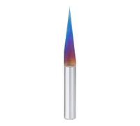 Amana Tool 45611-K Solid Carbide Spektra Extreme Tool Life Coated 15 Degree Engraving 0.005 Tip Width x 1/4 SHK x 2-1/4 Inch Long Signmaking Router Bit
