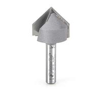 Amana Tool - 45718 Carbide Tipped V-Groove 90 Deg x 7/8 Dia x 3/4 x 1/4" Shank