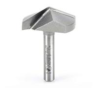 Amana Tool 45758 Carbide Tipped V Groove 130 Deg x 1-1/4 D x 31/64 CH x 1/4 Inch SHK Router Bit