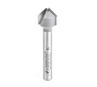 Amana Tool - 45792 Carbide Tipped Double Edge Folding V-Groove 90 Deg x 0.090" Tip Wid