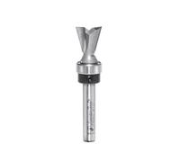 Amana Tool - 45850 Carbide Tipped Dovetail 14 Deg x 1/2 Dia x 1/2 x 1/4" Shank with Up