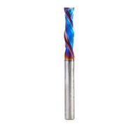 Amana Tool 46025-K CNC SC Spektra Extreme Tool Life Coated Mortise Compression Spiral 6mm D x 22mm CH 6mm SHK 64mm Long 2 Flute Router Bit