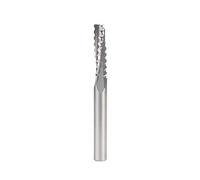 Amana Tool 46141 Solid Carbide Roughing Spiral 3 Flute Chipbreaker 1/4 Dia x 7/8 Cut Height x 1/4 Shank x 2-1/2 Inch Long Up-Cut Router Bit