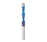 Amana Tool 46297-K SC Spektra Extreme Tool Life Coated UltraTrim Spiral 1/4 D x 1 CH x 1/4 SHK x 3 Inch Long w/Double BB Down-Cut Router Bit