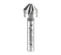 Amana Tool - 46468 solid carbide CNC 90° angle x 1/2 diameter x 5 mm x 1/4 shank x 1-9/16