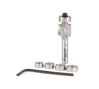 Amana Tool 49342 Carbide Tipped Binding/Rabbeting 15mm (19/32) D x 11.5mm (7/16) CH x 1/4 SHK Router Bit Set