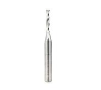 Amana Tool 51766 SC CNC Spiral Double 'O' Flute, Plastic Cutting 1/8 Dia x 3/4 CH x 1/4 Shank x 2-1/2 Inch Long Up-Cut Router Bit