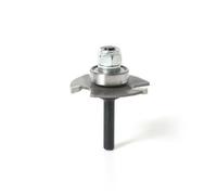 Amana Tool 53410 Slotting Cutter Assembly 1-7/8-Inch Diameter by 1/4-Inch Cutting Height by 3-Wing 1/4-Inch Shank, Carbide Tipped