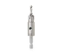 Amana Tool - 55276 Replacement Carbide Tipped Countersink with Slow Spiral HSS M2 Drill Fo